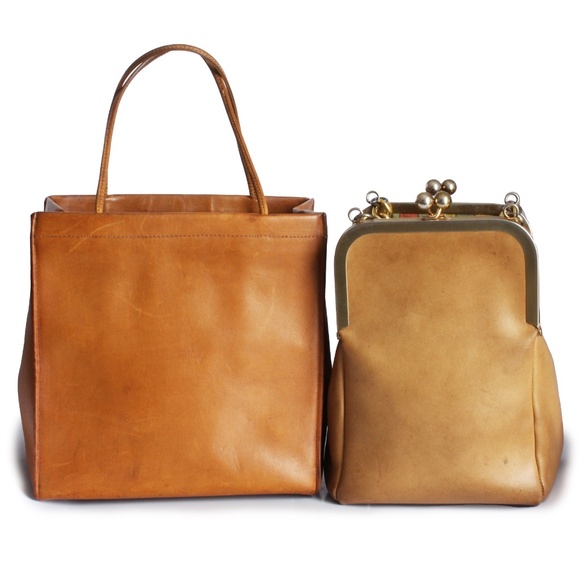 Bonnie Cashin for Coach Small Double Header Tote Bag Chain Strap Vintage 60s HTF - Picture 3 of 17